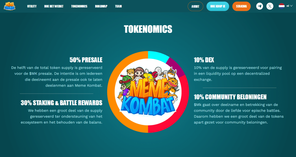 Meme Kombat Tokenomics