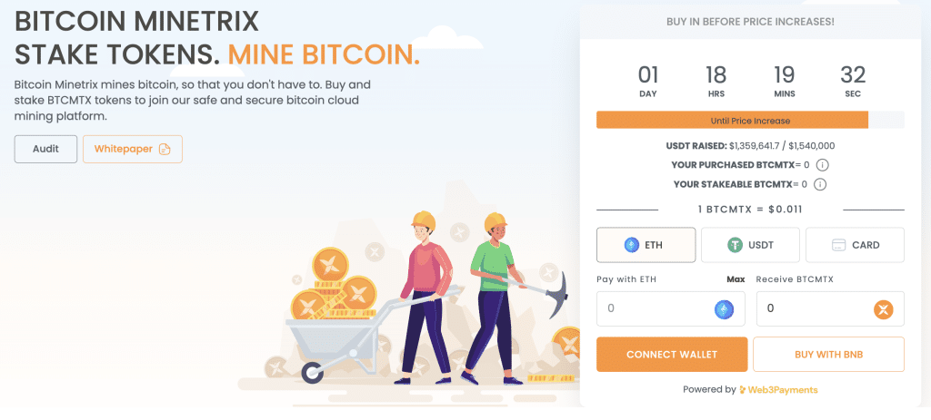 Bitcoin Minetrix beste presale