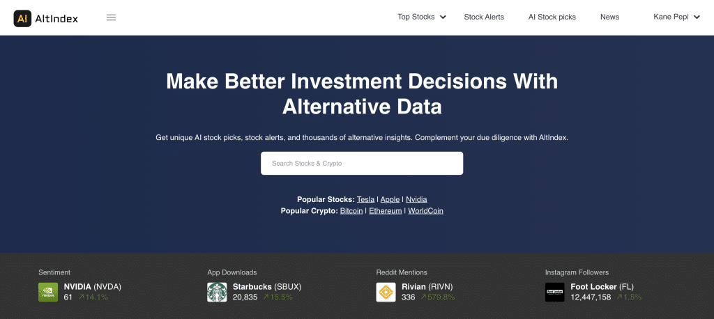 AltIndex review startpagina