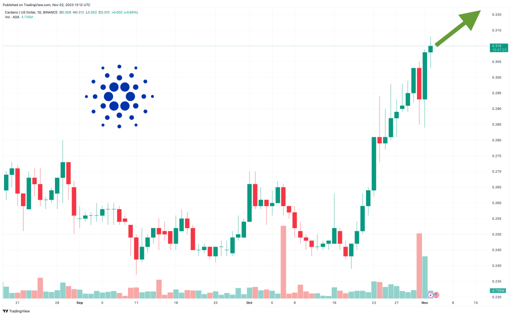 cardano koers verwachting 2 november