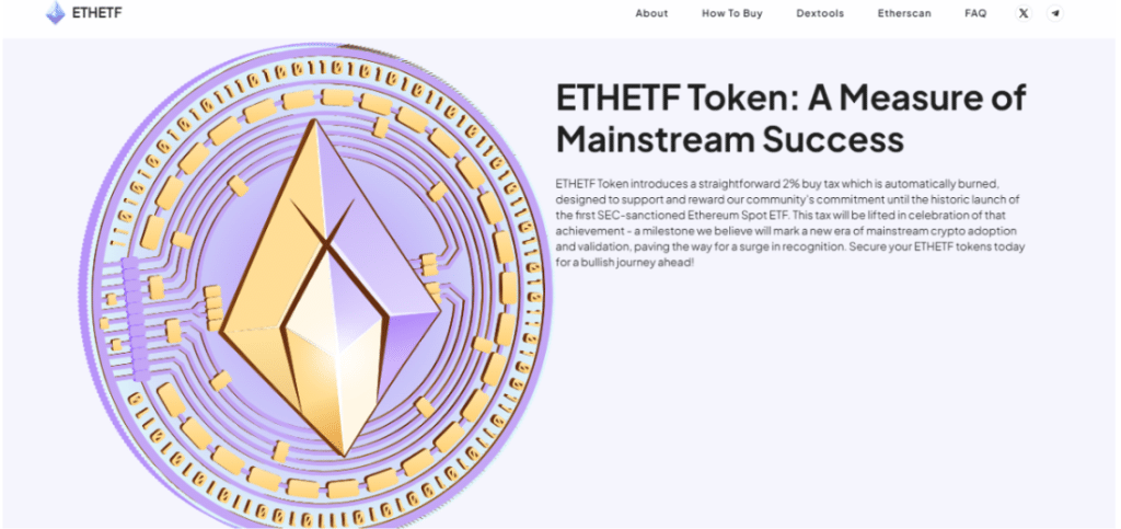 ETFETH Token