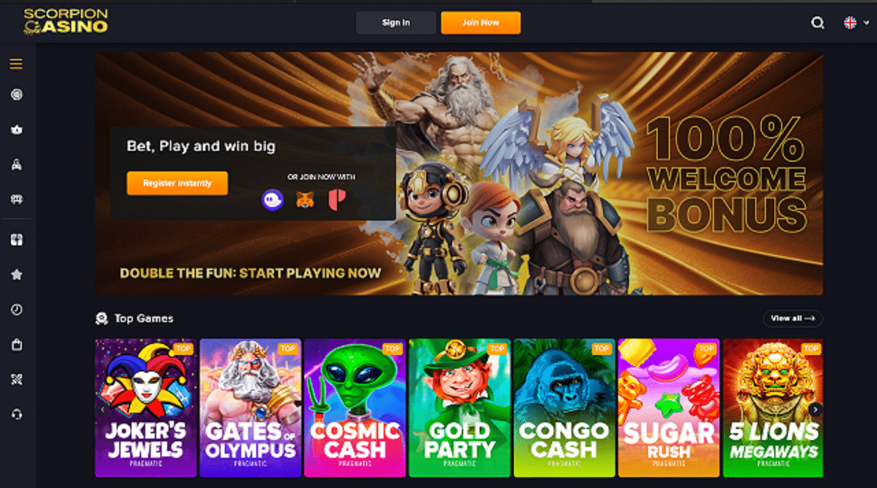 scorpion casino presale