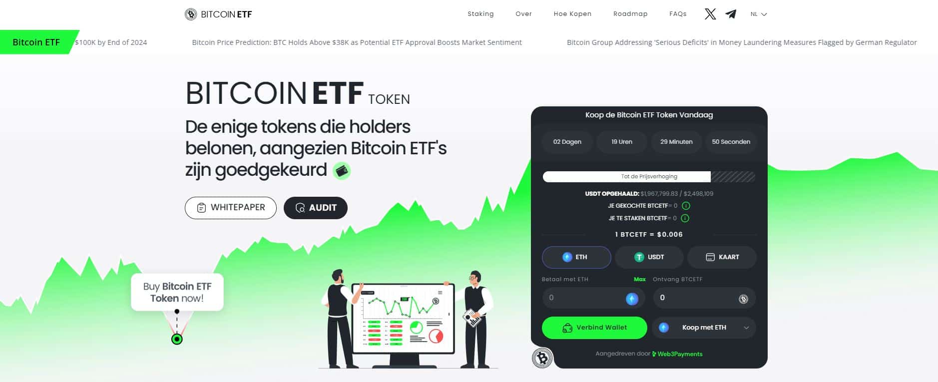 Bitcoin ETF Token presale