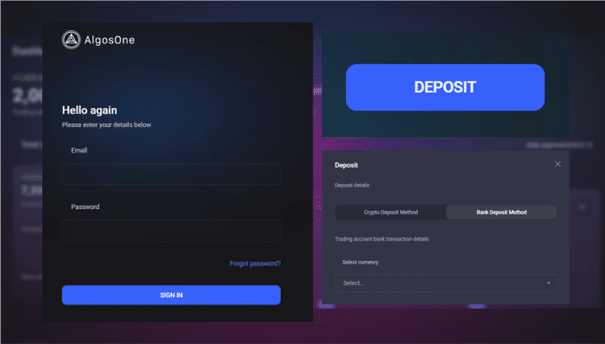 AlgosOne interface