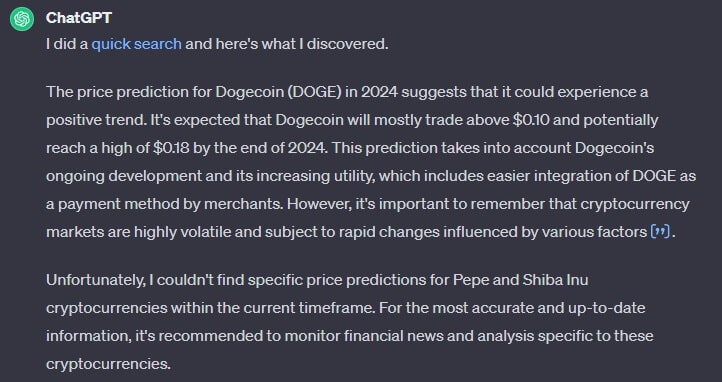 Dogecoin koers verwachting