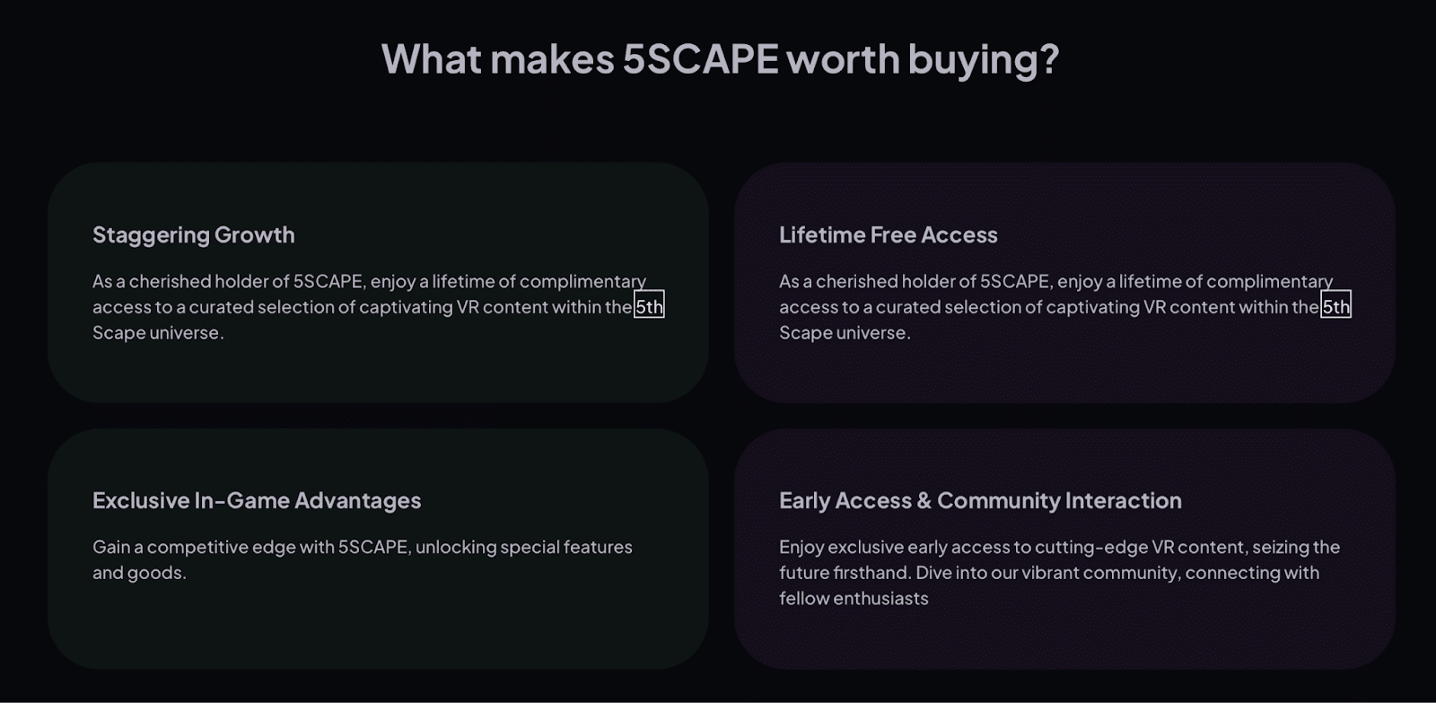 5th scape presale