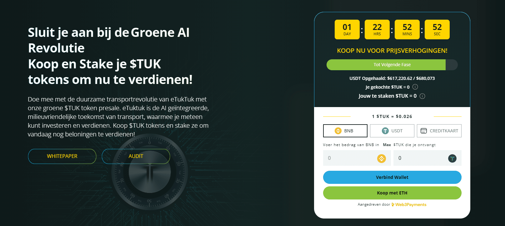 TUK Presale 29 januari 2024