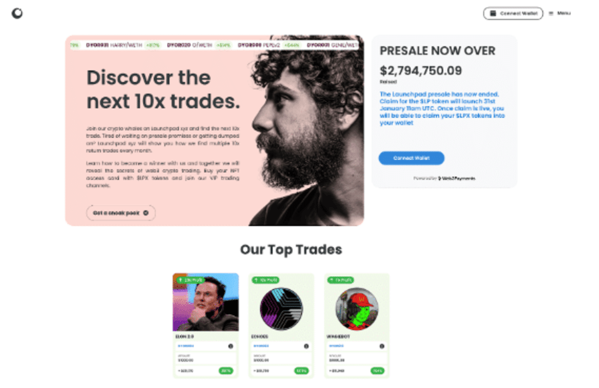 Claim Vandaag LPX Token van Launchpad XYZ en Bekijk Platform