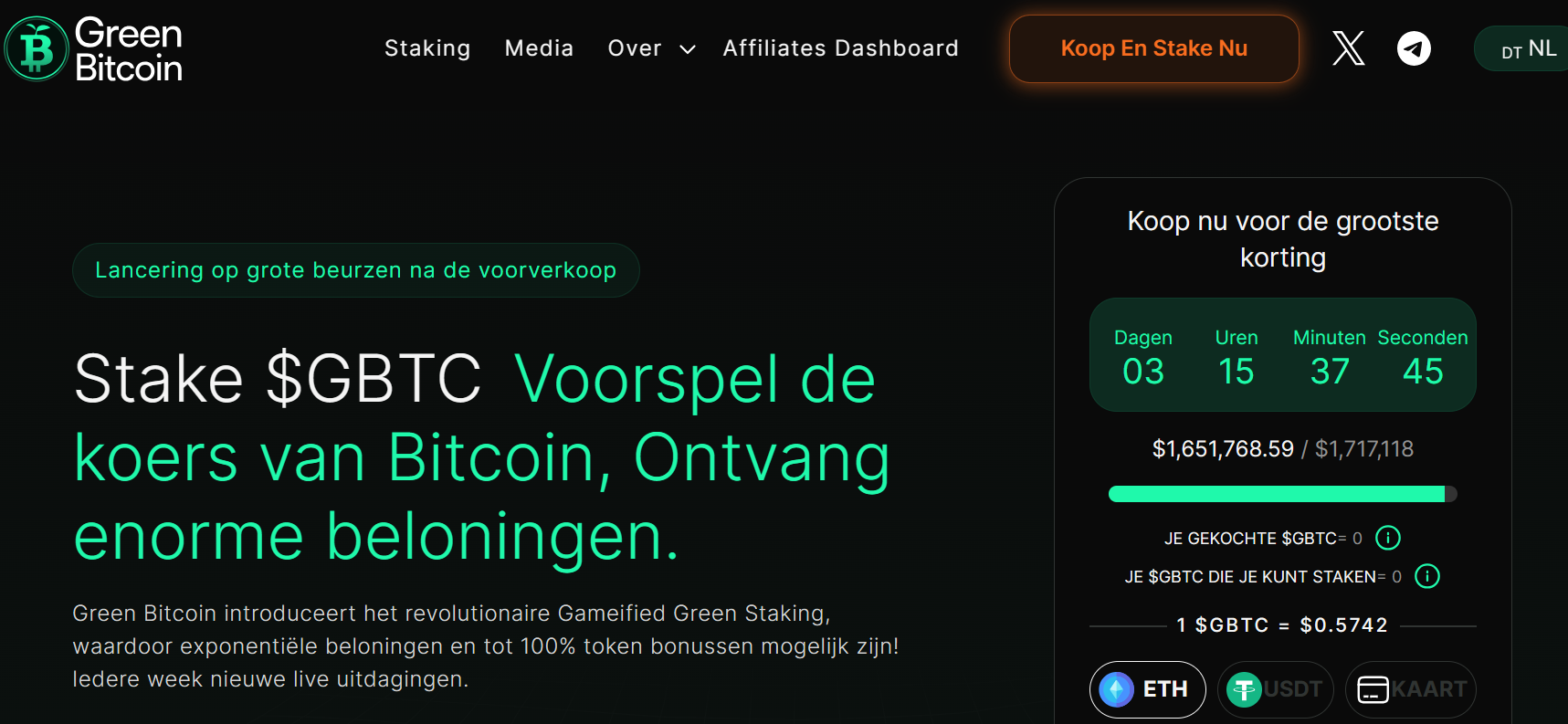 Green Bitcoin Presale