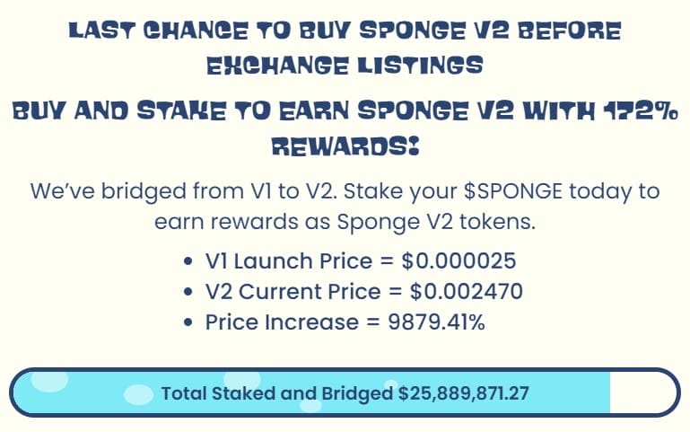 sponge token kopen