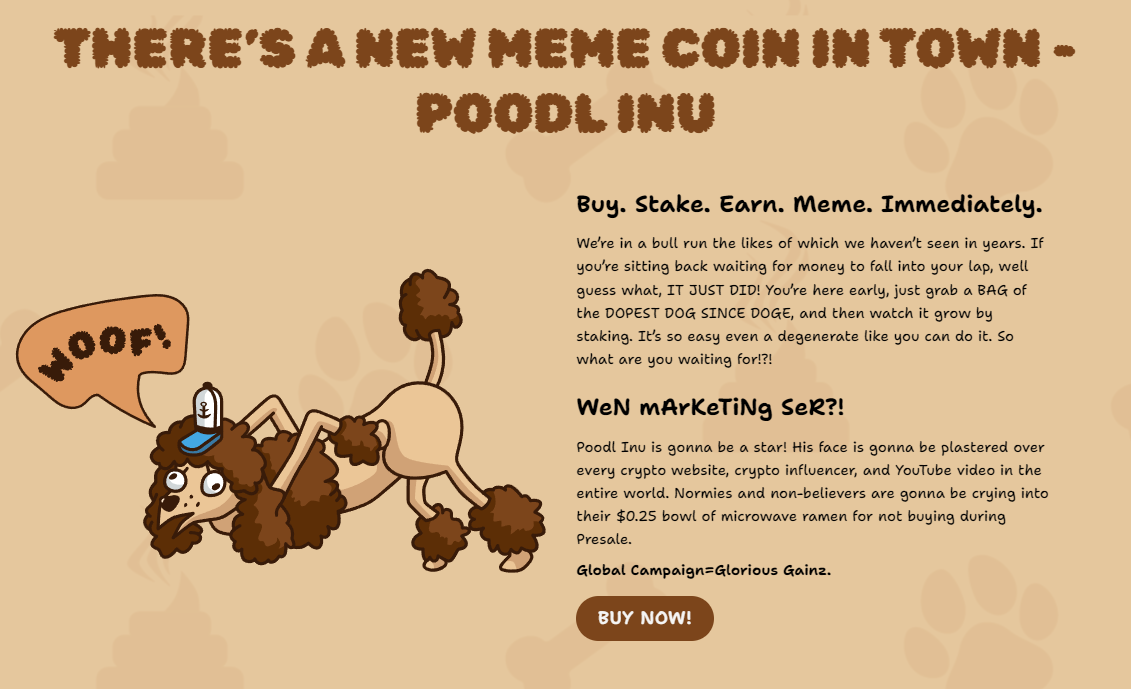 Poodl Inu (POODL) presale