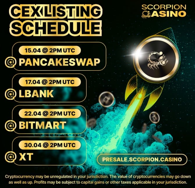 scorp token listings