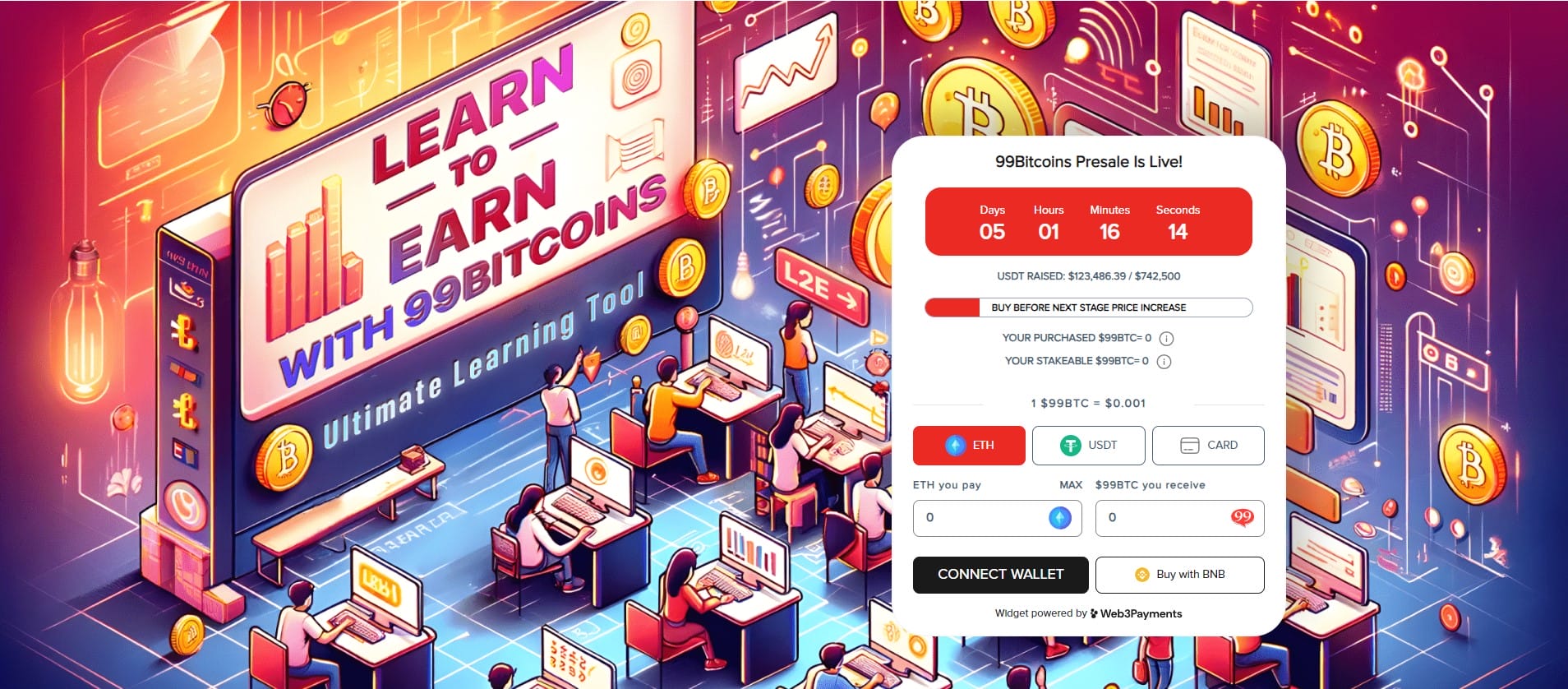 99Bitcoins presale