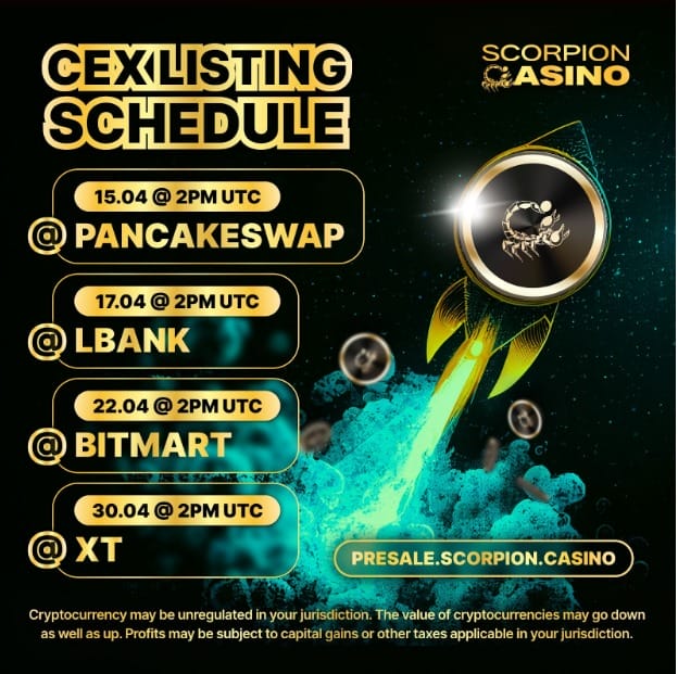 scorp cex listing