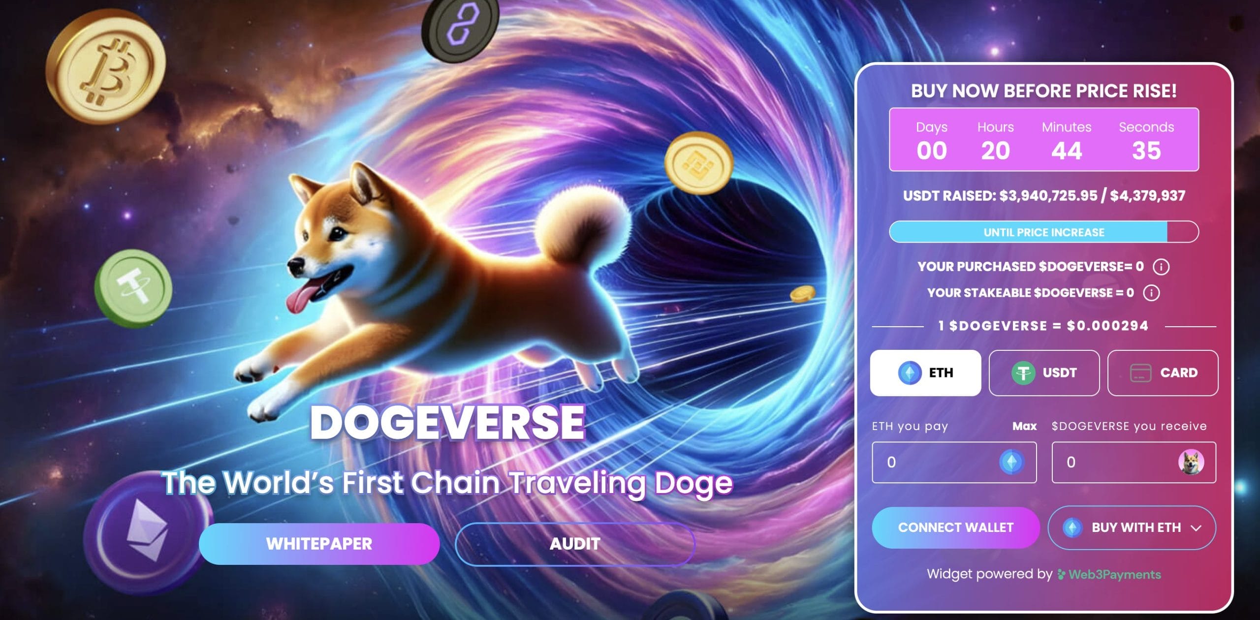 Dogeverse presale