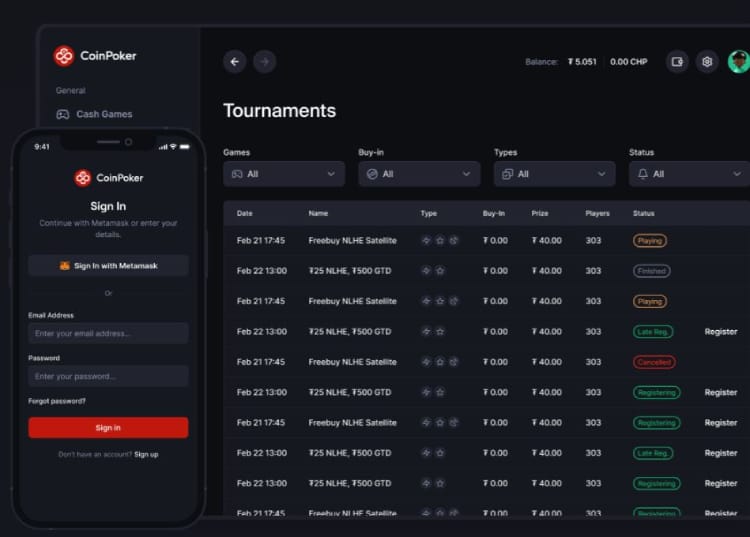 CoinPoker, beste Bitcoin poker sites
