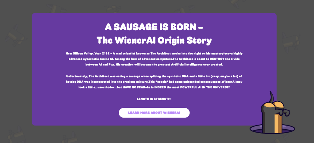 WienerAI Origin Story Crypto