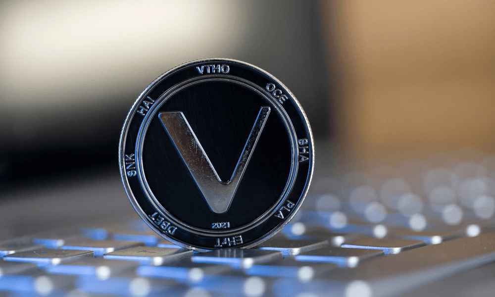 VeChain smart contracts supply chain token