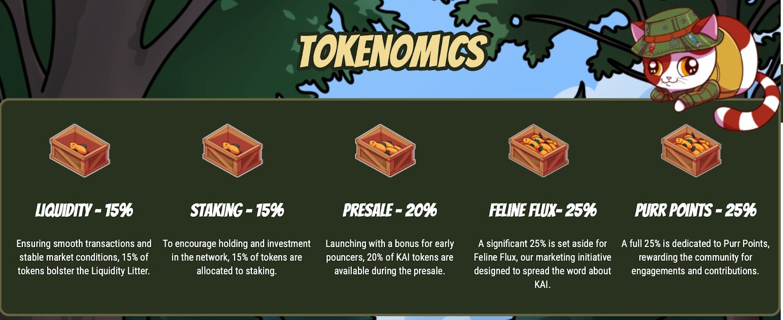 KAI's tokenomics
