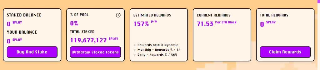PLAY - Nieuwe Doge coin met play-to-earn functie in de voorverkoop met hoge stake beloningen