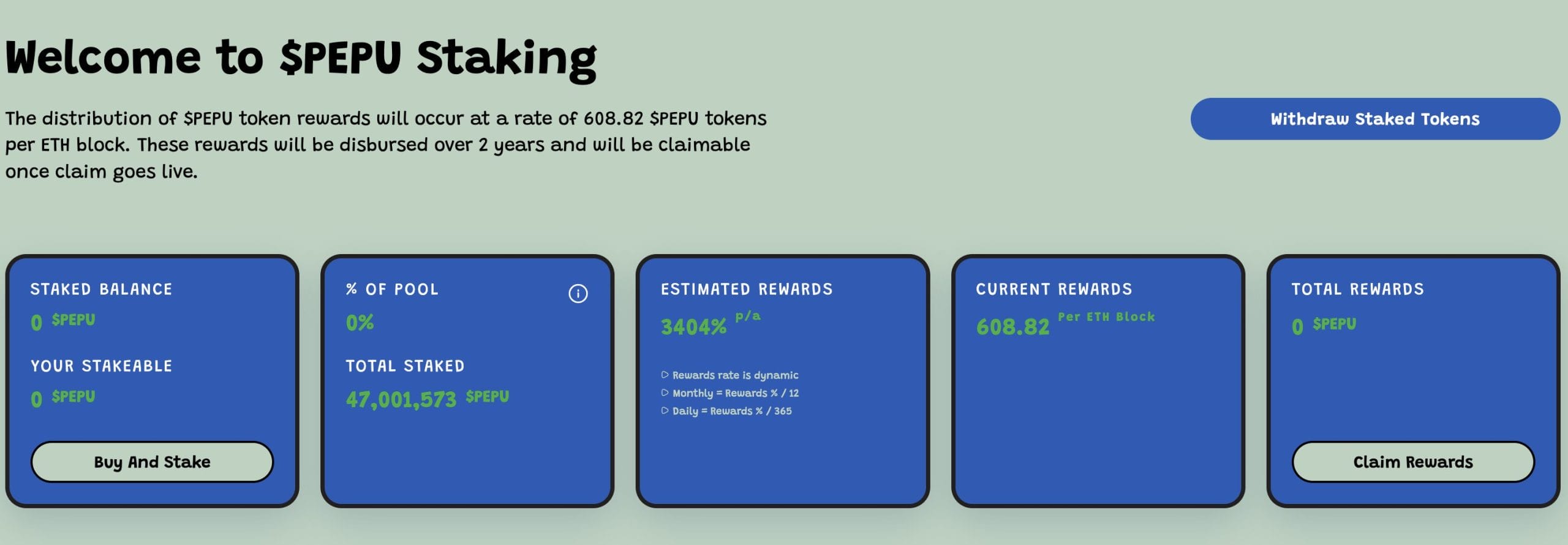 pepu staking