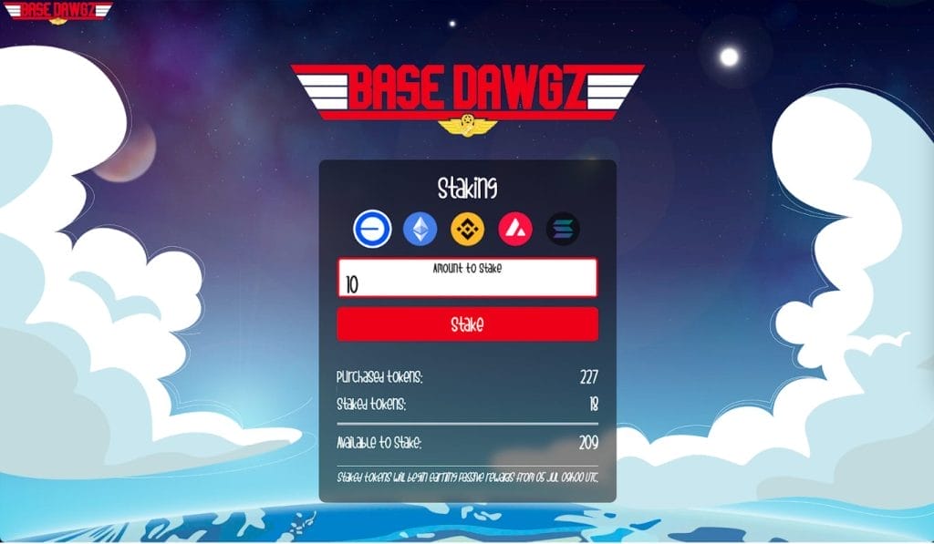 Base Dawgz staking