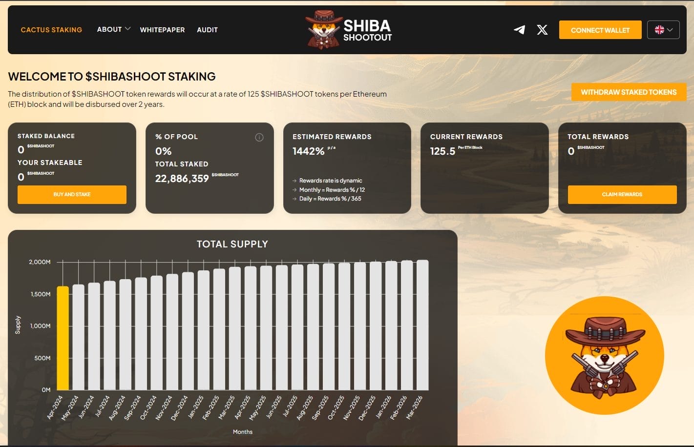 Shiba Shootout Staking