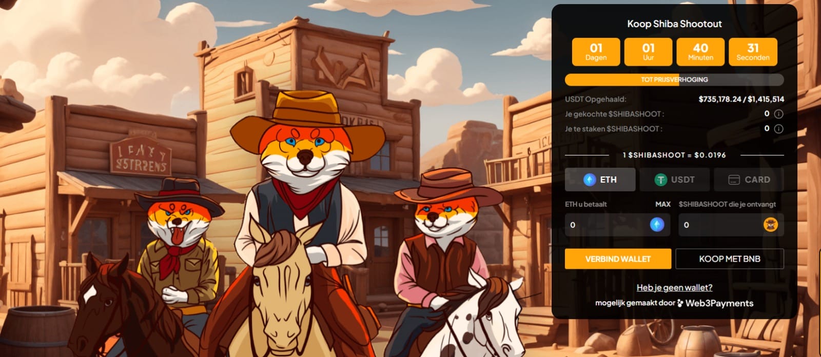 shiba shootout bitvavo nieuwe coins