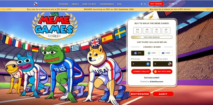 The Meme Games, altcoin