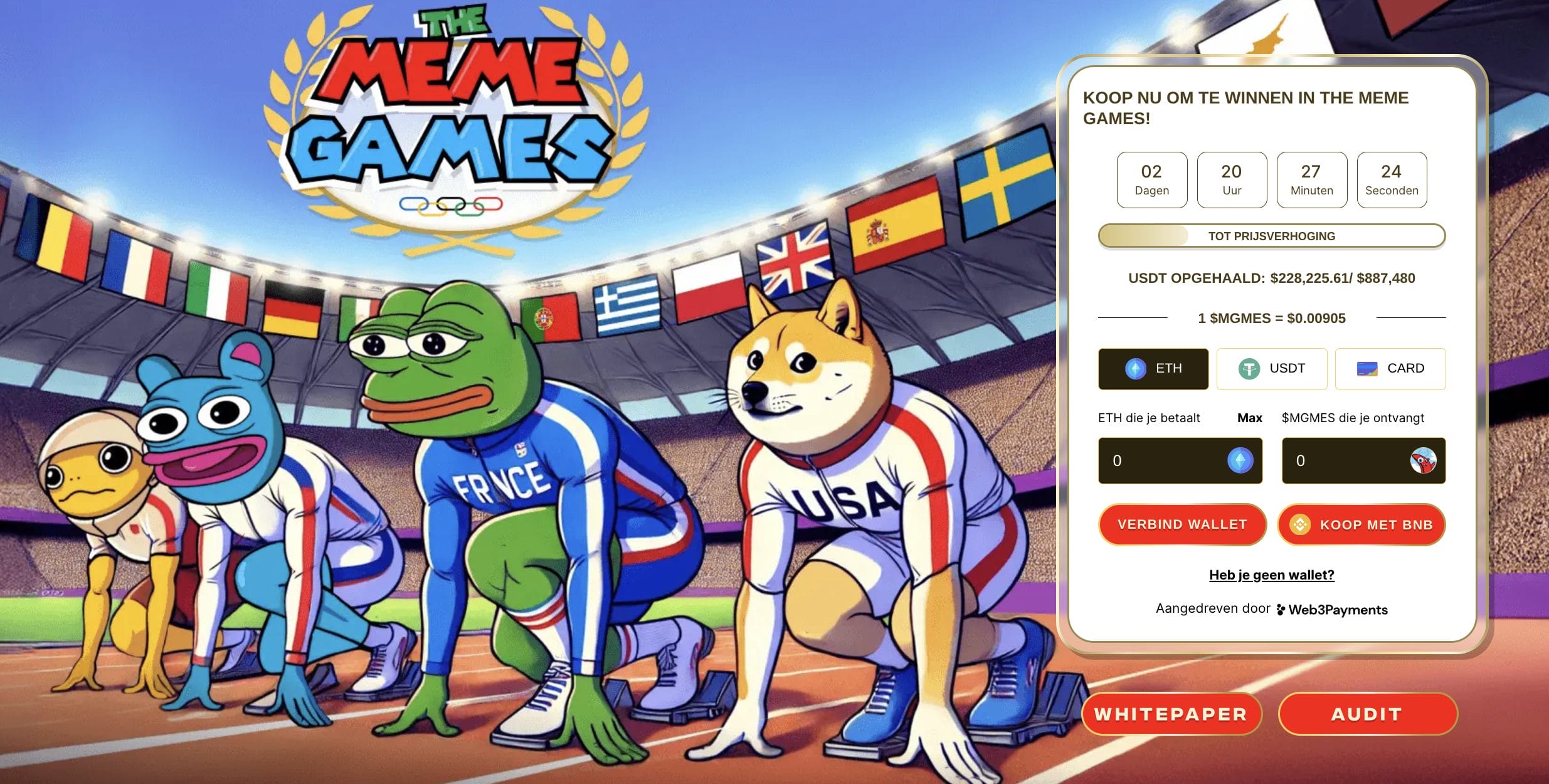 The Meme Games Presale 