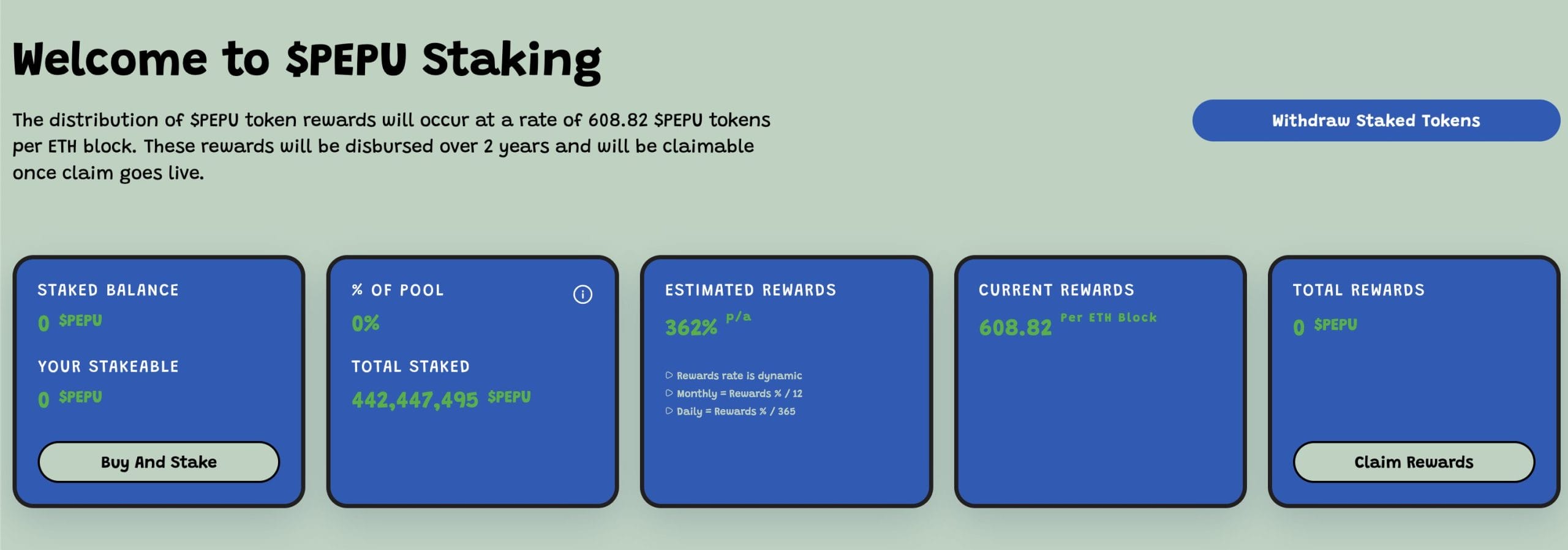 pepu staking