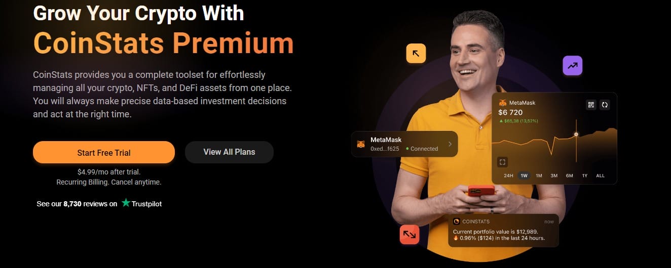 coinstats portfolio crypto tracker