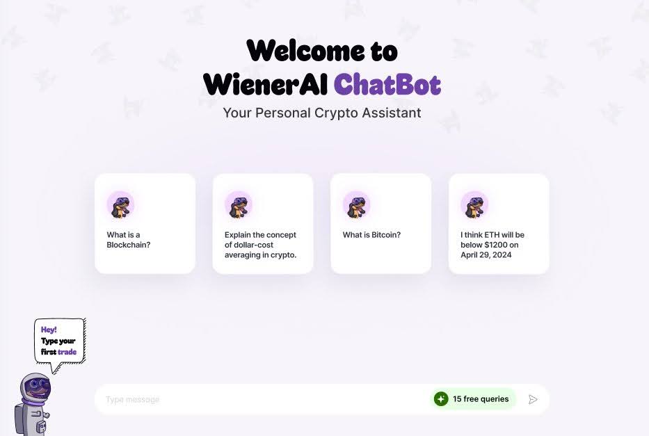 WienerAI trading chatbot