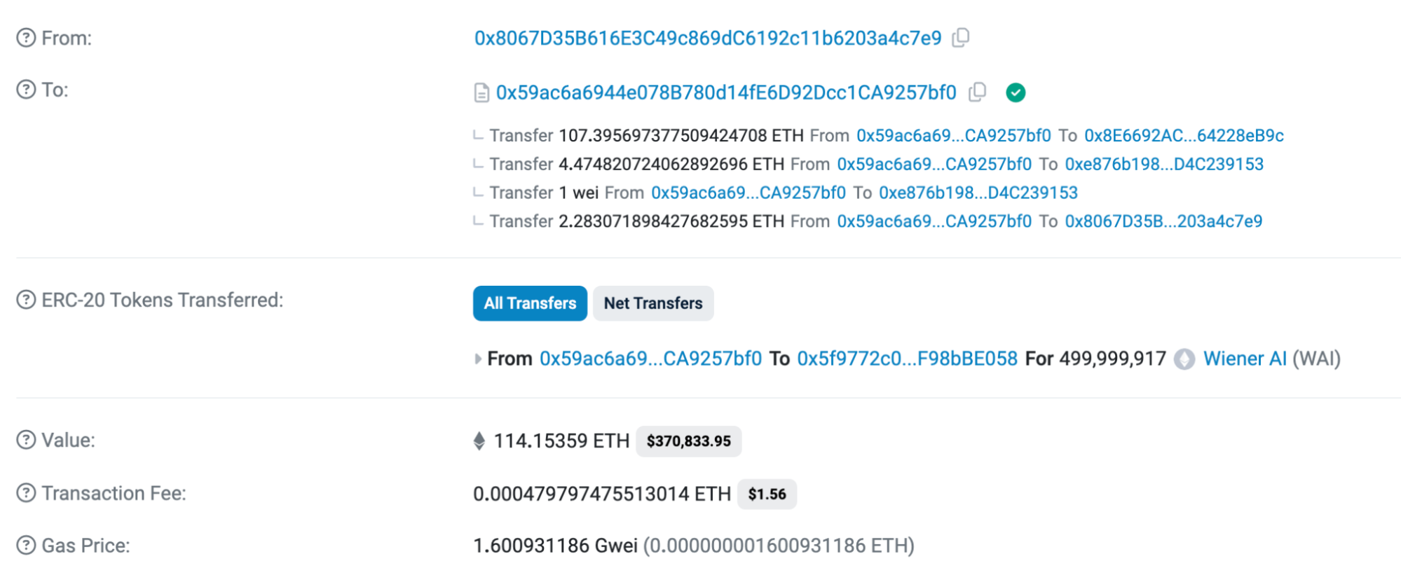WienerAI presale bijna ten einde