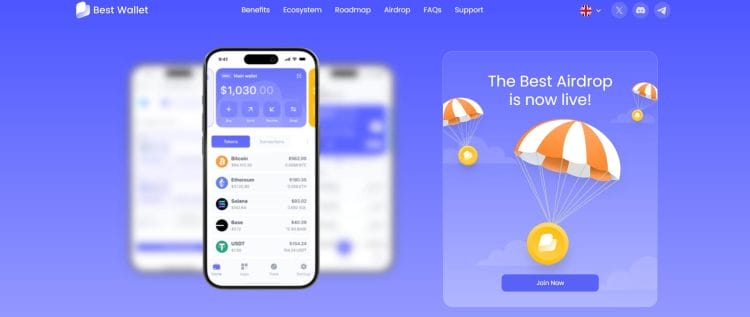 Web3 Best Wallet token airdrop $BEST tokens
