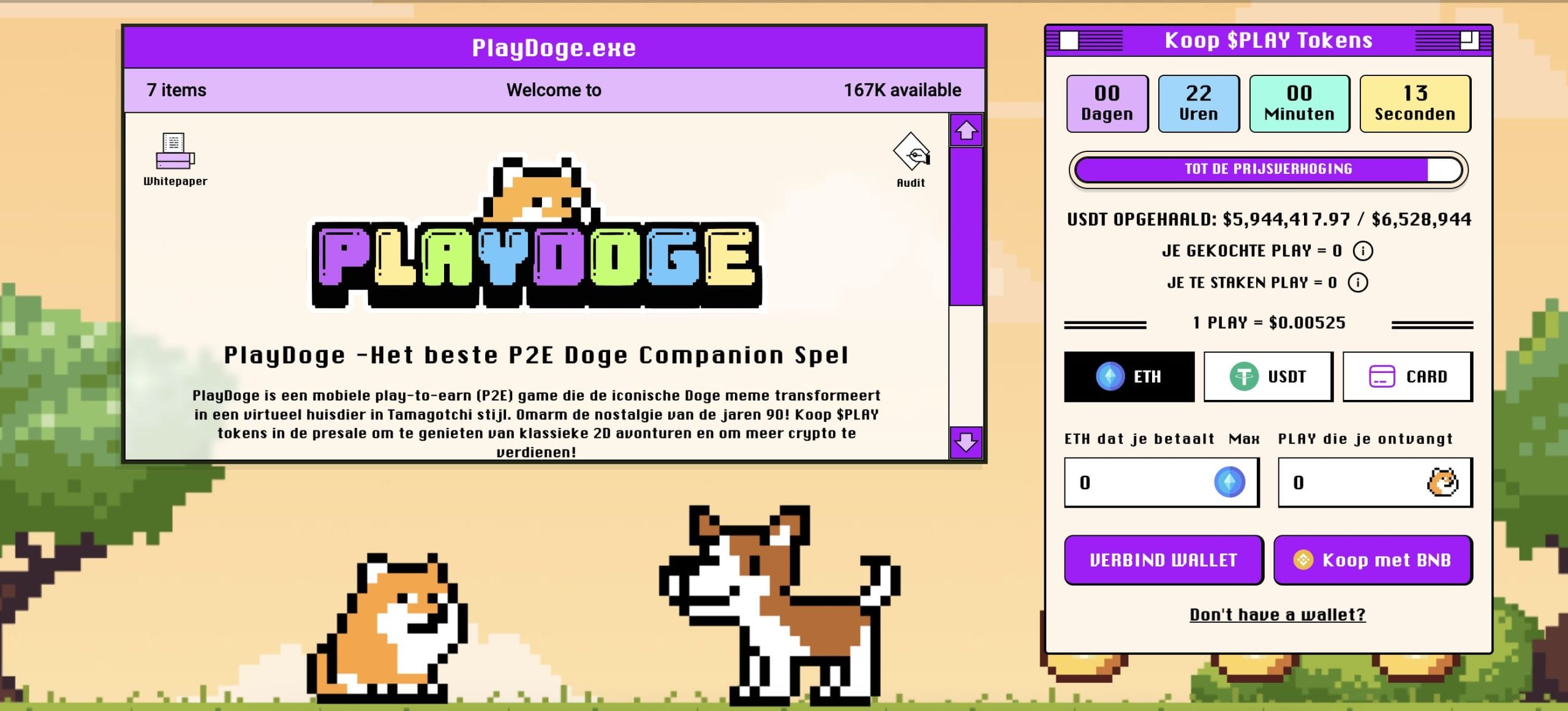 Playdoge presale