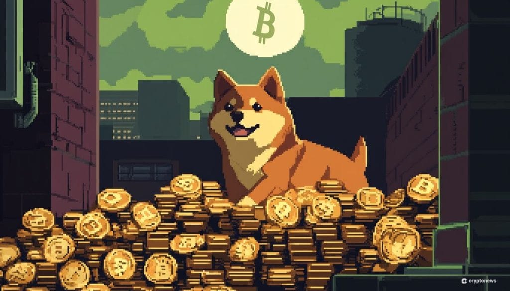 Shiba Inu en Dogecoin koersbeweging
