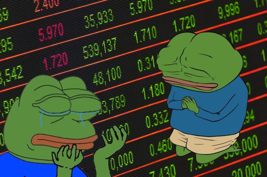 pepe meme coin crash