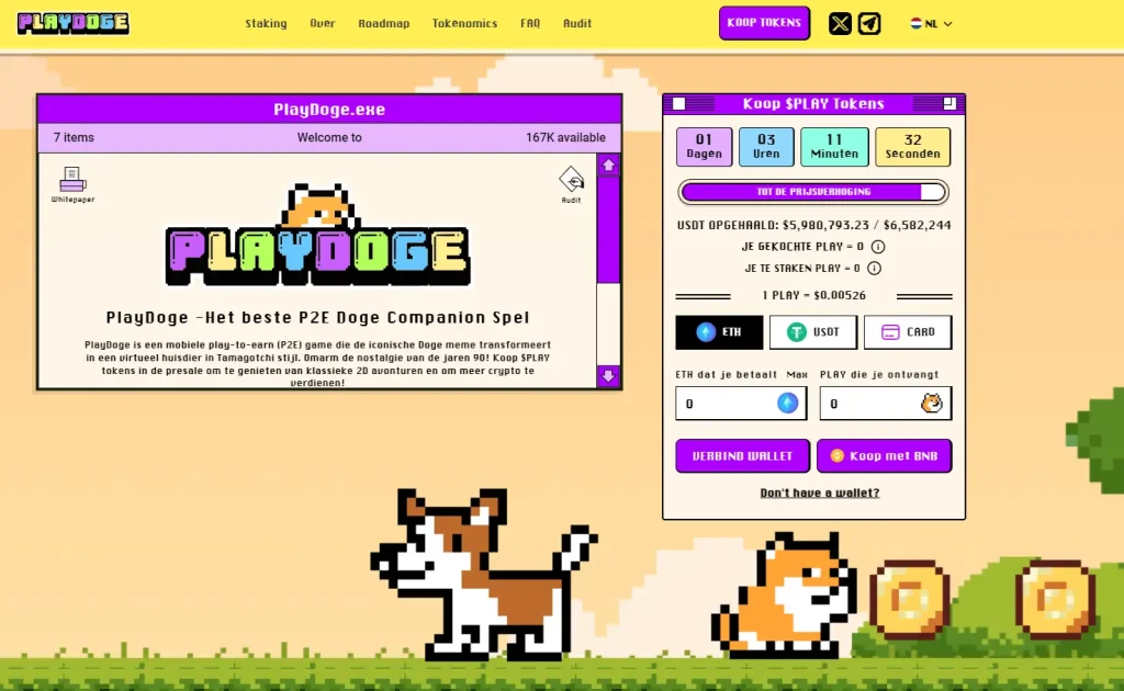 Playdoge presale