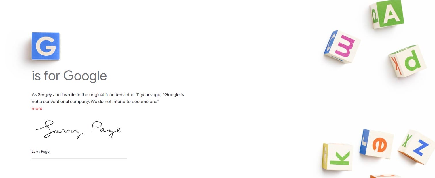 alphabet, interessante aandelen