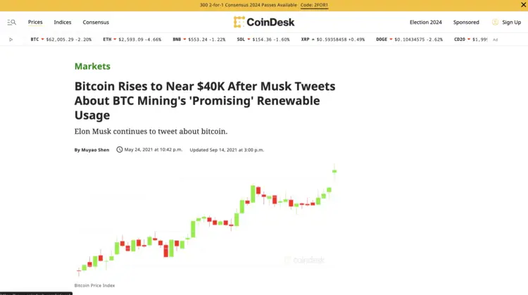 Elon Musk tweets