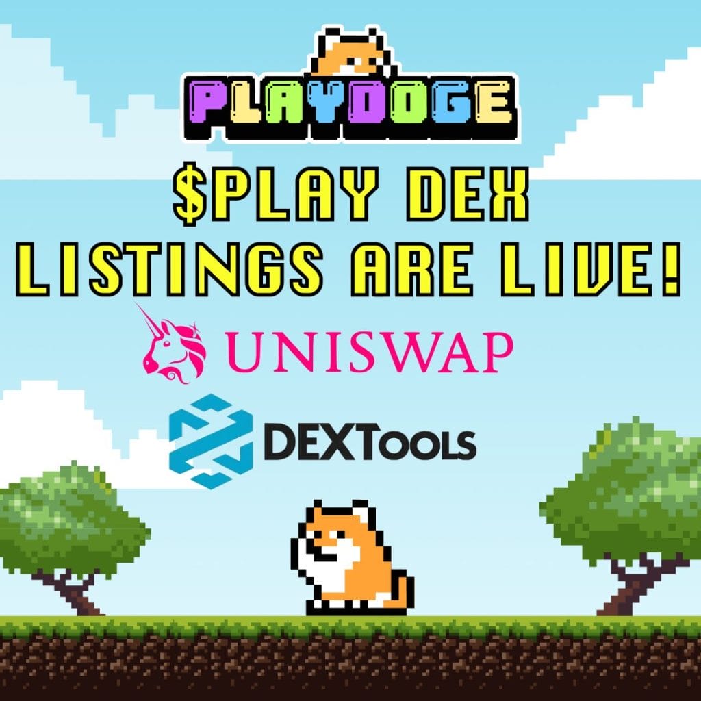 PlayDoge pumpt direct na lancering