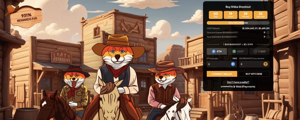 Presale Shiba Shootout nog maar enkele uren
