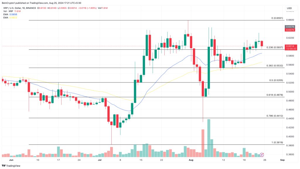 Ripple dagelijkse analyse
