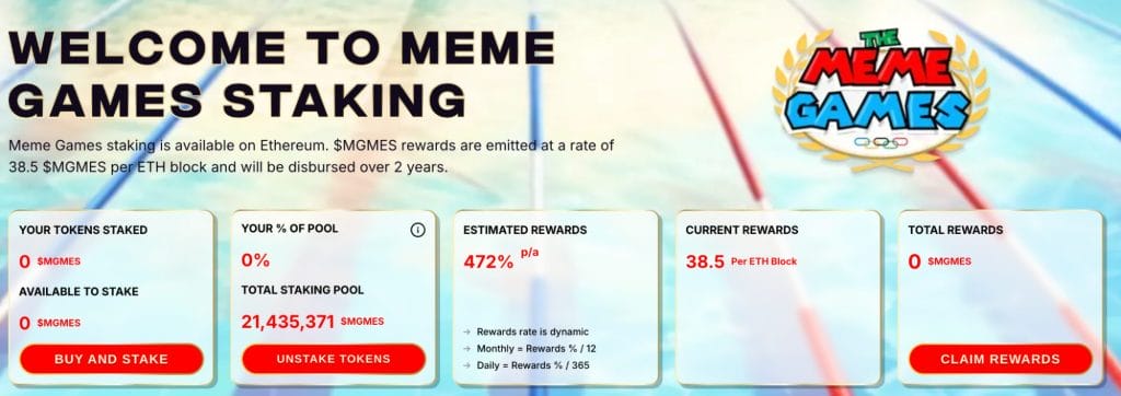 The Meme Games presale update 2 september 2024