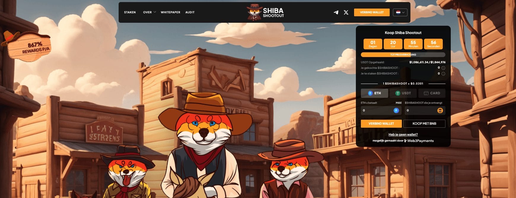 Shiba Shootout presale