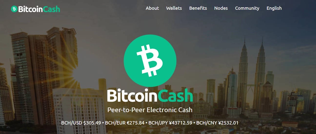bitcoin cash crypto fork