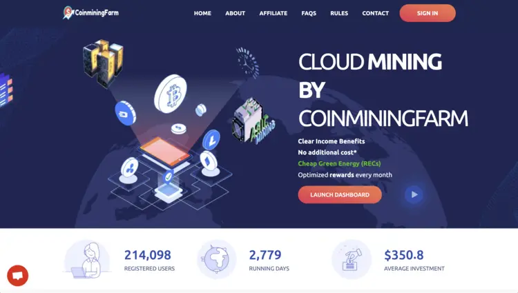 Crypto miljardairs gebruiken CoinMiningFarm.