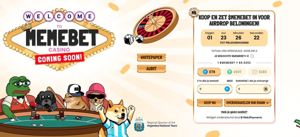 Memebet token