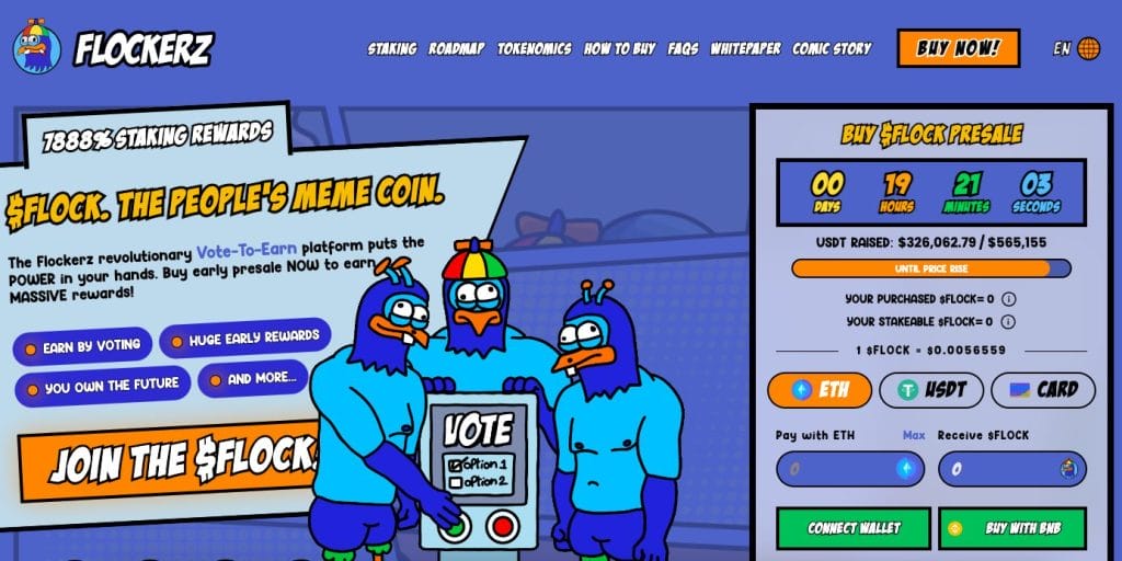 Flockerz presale update 1 oktober 2024